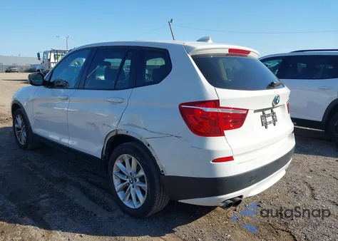 2013 BMW X3 xDrive28I из США, поврежденный, VIN 5UXWX9C53D0A17111